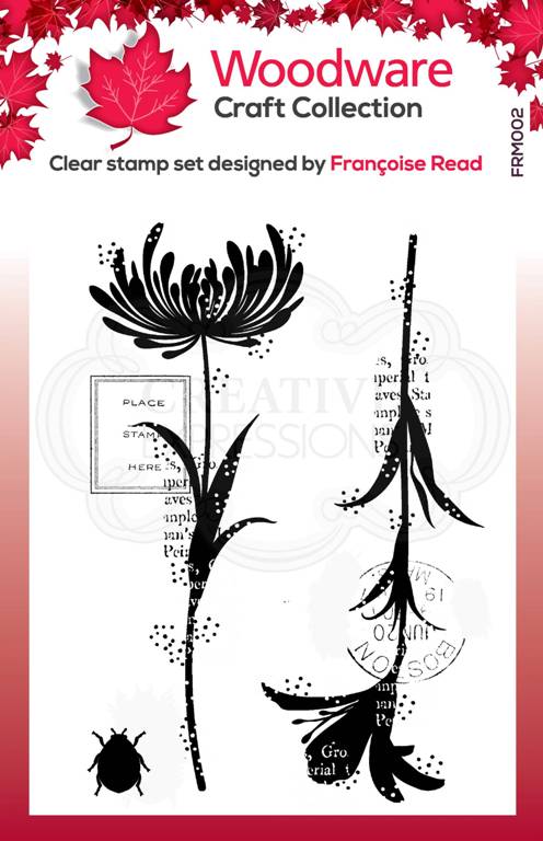 Woodware Clear Singles Mini Flower Silhouettes (FRM002)