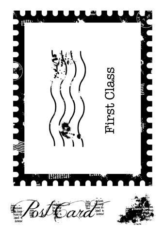 Woodware Clear Singles Stamps - Postage Frame (FRS673)