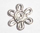 Flower1 Eyelets - Silver (6 Petals)