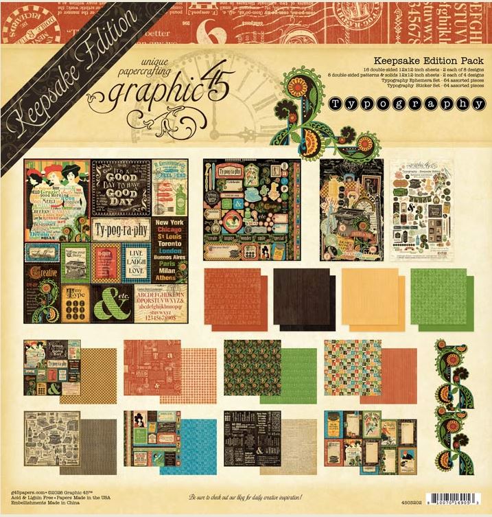 Graphic 45 Typography Keepsake Edition (4503202) 