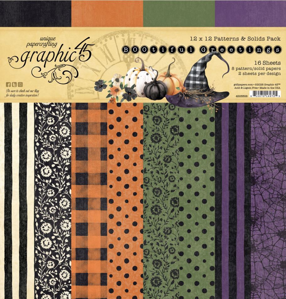 Graphic 45 BOOtiful Greetings - 8.5
