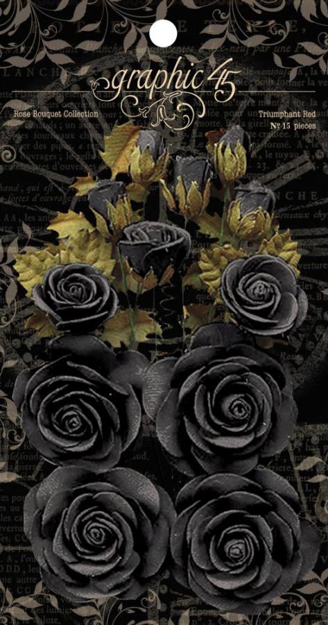 Graphic 45 Rose Bouquet - Photogenic Black