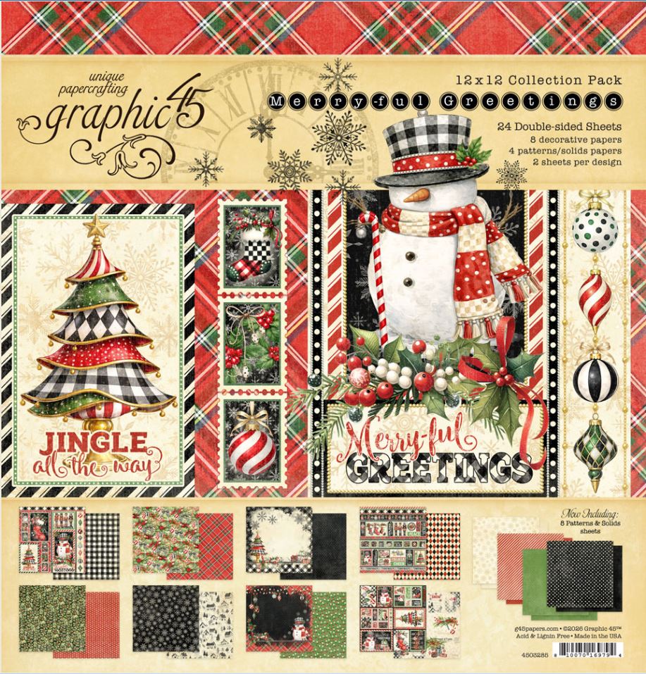 Graphic 45 Merry-ful Greetings - 12