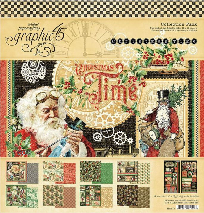 Graphic 45 Christmas Time Collection pack