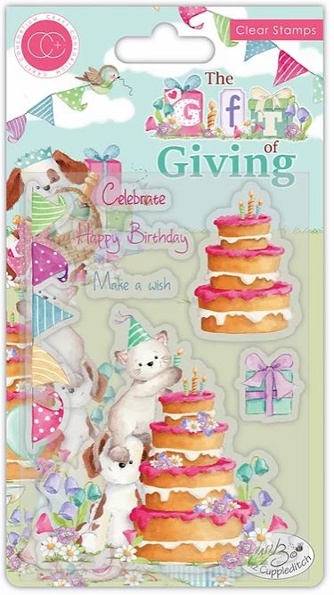 Craft Consortium  The Gift of Giving - Stamp Set - Make a Wish
