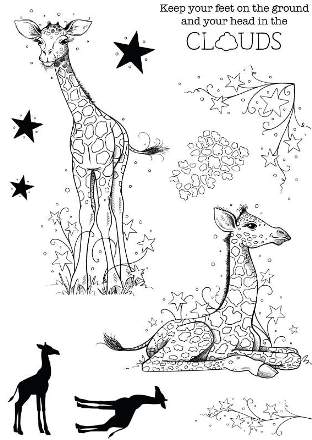 Baby Giraffe Stamp Set 