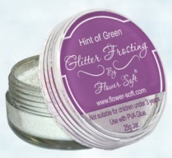 Wishing on a Star Glitter Frosting - Hint of Green