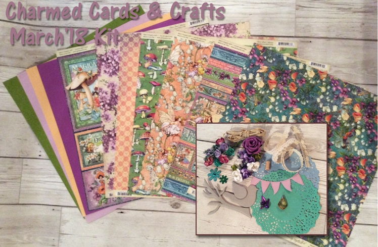 Charmed Cards & Crafts March'18 Kit: Graphic 45 Fairie Dust