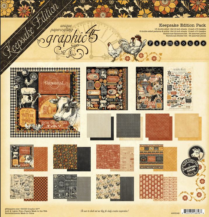 PRE-ORDER: Graphic 45 Farmhouse Keepsake Edition (4503149) 