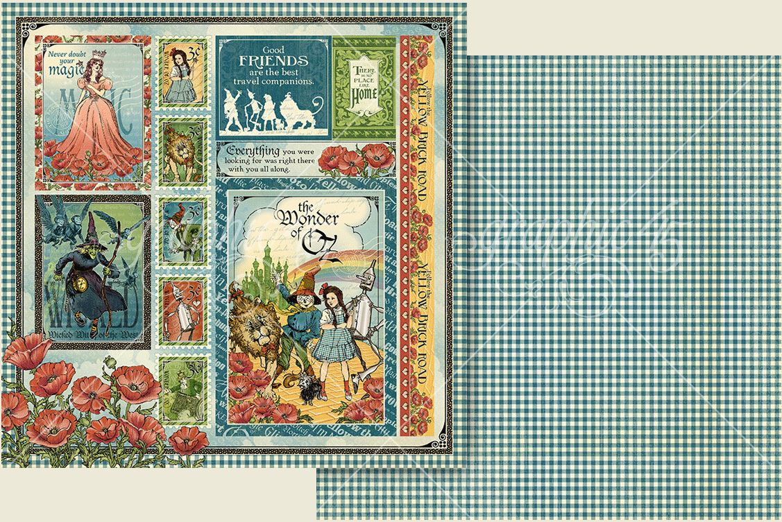 PRE-ORDER: Graphic 45 The Wonder of Oz Paper - SIGNATURE PAGE
