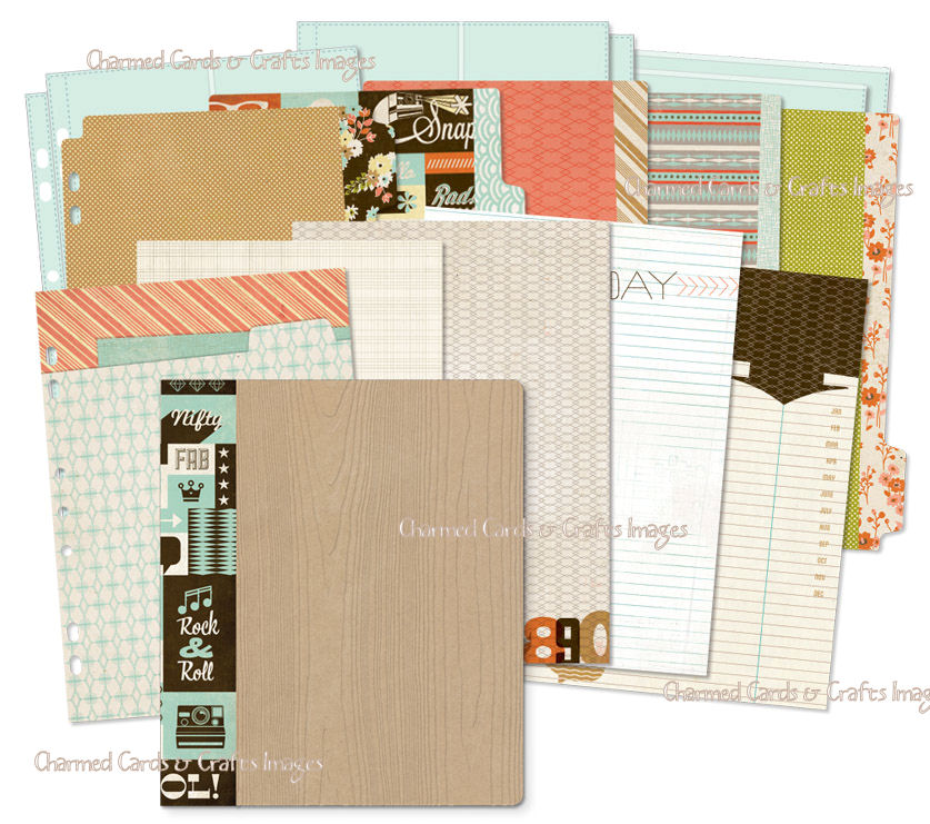 Basic Grey Hipster Journalling Binder (4217)