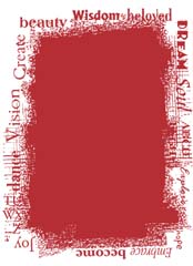 Hampton Art Stamps - Rectangle Word Palette (2114)