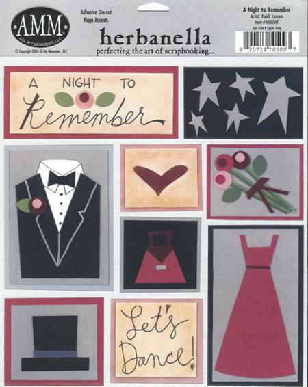 SALE: AMM herbanella Page Accents  - A Night to Remember