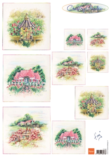 Marianne Design Decoupage sheet - Tiny's Country Garden no. 1(564)