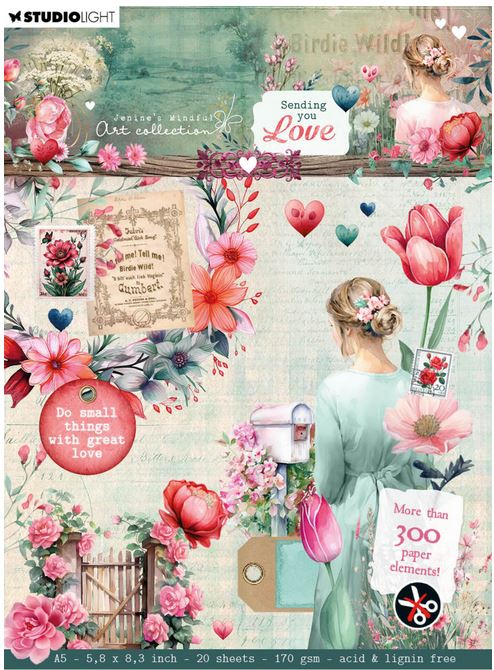 Studio Light Sending You Love Paper Elements Paper Pad (JMA-SYL-DCPP287)
