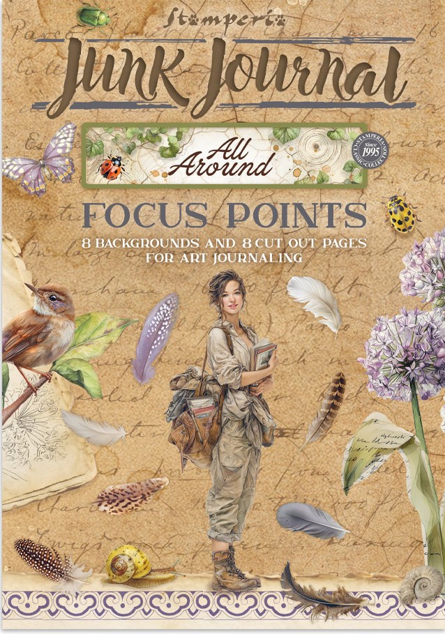 Stamperia All Around Junk Journal A5 Focus Points (SBJKS02) 