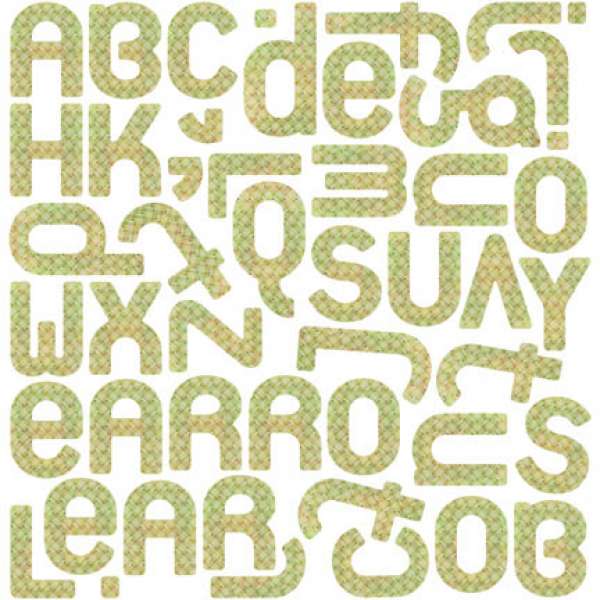 Basic Grey June Bug Elbow Mono Stickers