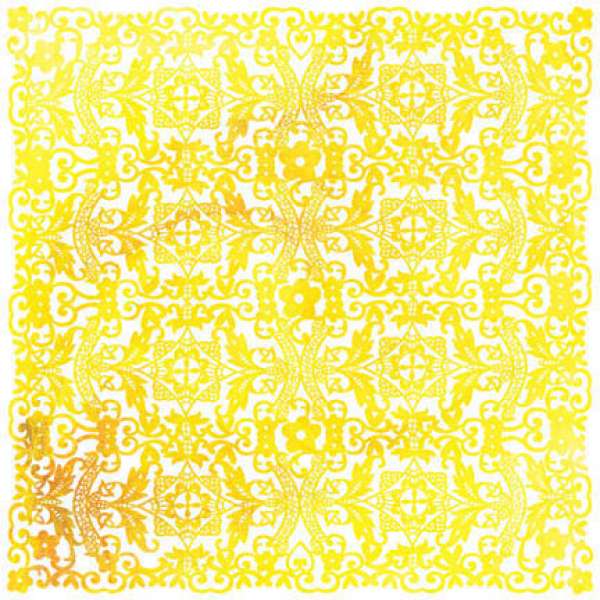 Basic Grey June Bug Doilies Tablecloth (yellow)