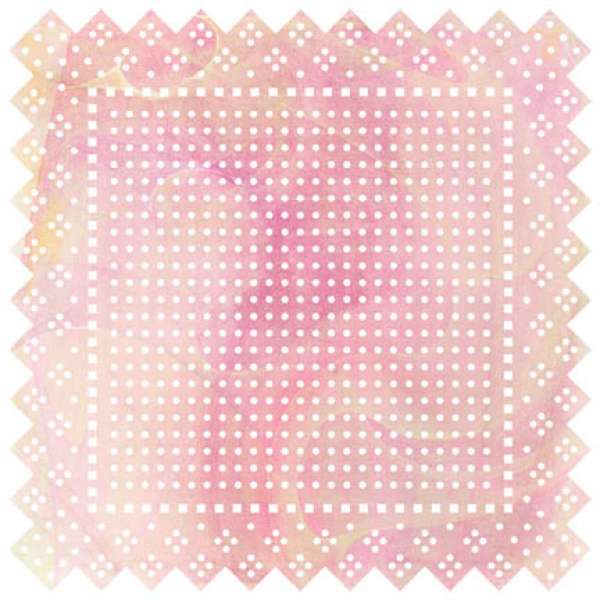 Basic Grey June Bug Doilies Swiss Dot (pink) 