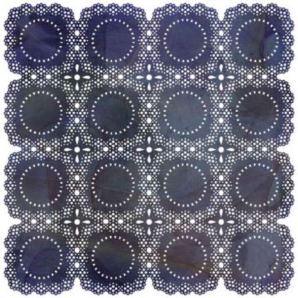 Basic Grey June Bug Doilies (navy)