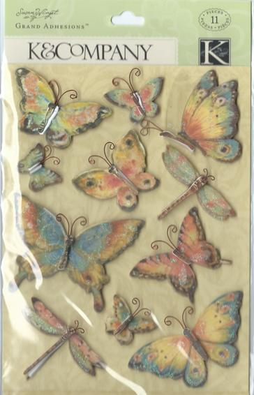 K&Co Nature Butterfly Grand Adhesions