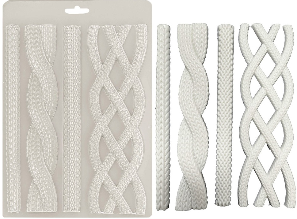 Stamperia Whispering Woods A5 Soft Mould - Cords (K3PTA5677) 