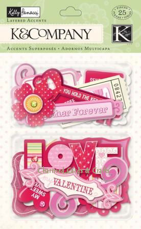 K & Company Valentine - Icon Layered Accents (086)