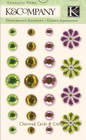 K & Company Spring Blossom - Adhesive Gems