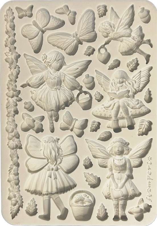 Stamperia Whispering Woods A5 Silicon Mould - Fairies (KACMA587) 
