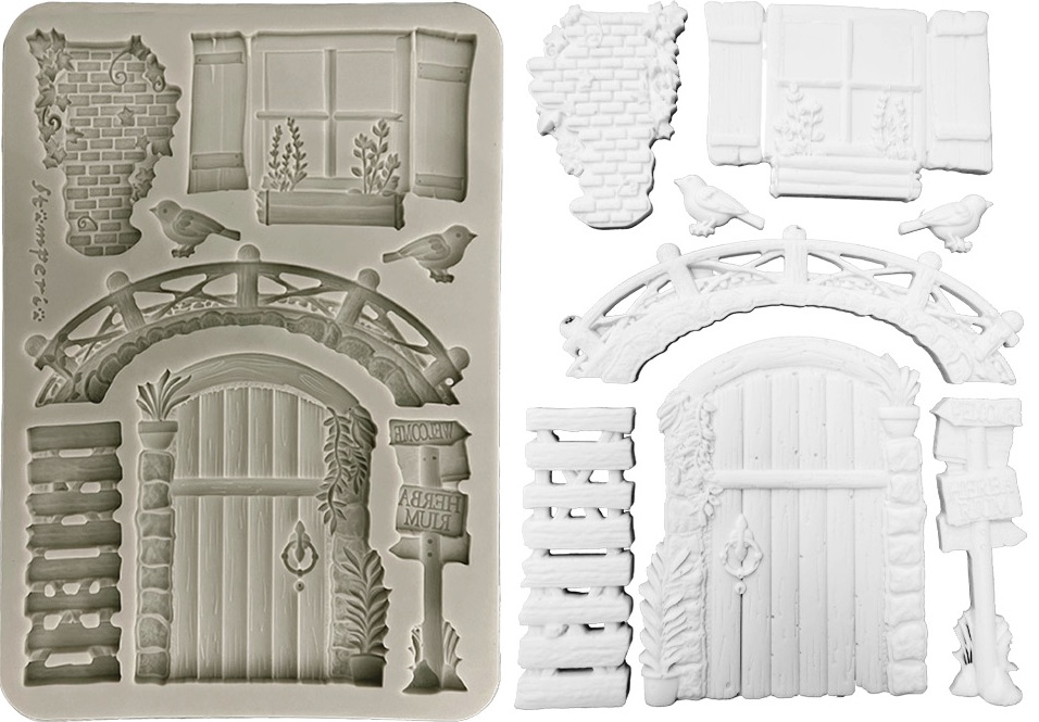 Stamperia Herbarium Silvae A5 Silicon Mould -  Bridge (KACMA598)