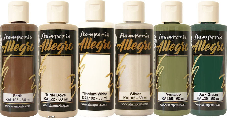 Stamperia The Owl's House Allegro Paint Kit (6pcs)