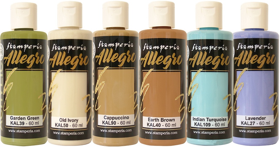 Stamperia Herbarium Silvae Allegro Paint Kit (6pcs)