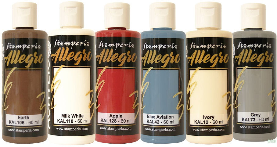 Stamperia Family Allegro Paint Kit (6pcs) 
