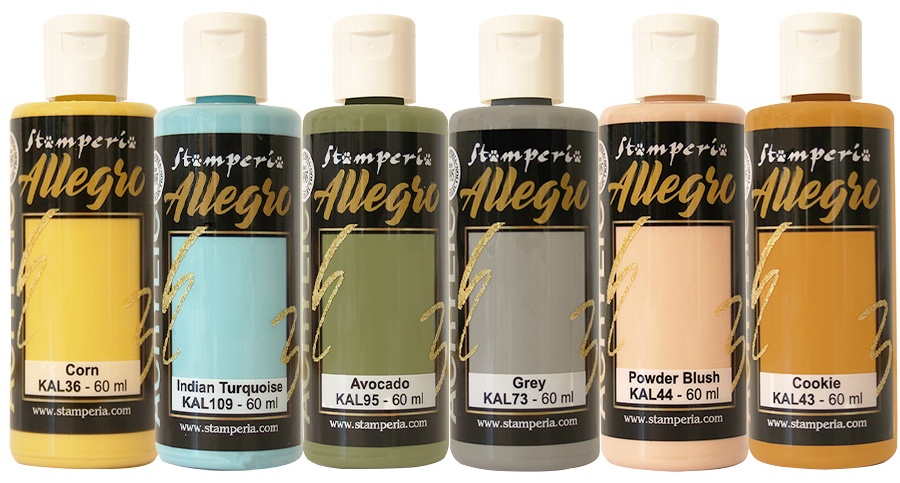 Stamperia Daisy Art Allegro Paint Kit (6pcs)