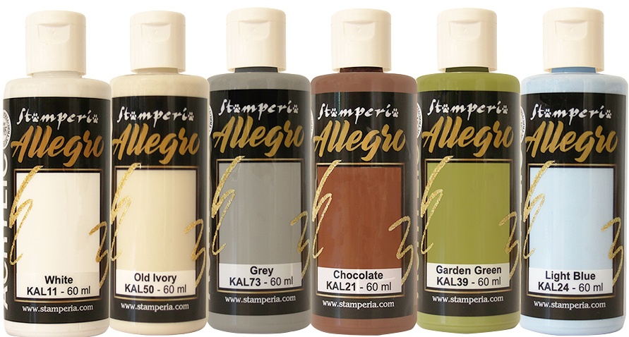 Stamperia A New Beginning Allegro Paint Kit (6pcs)