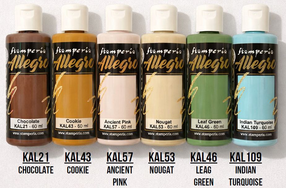 Stamperia Symphony Allegro Paint Kit (6pcs)