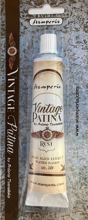 Stamperia Vintage Patina tube - RUST