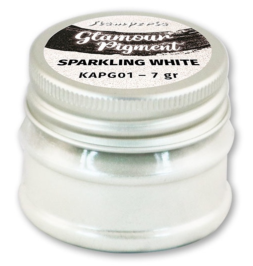 Stamperia Glamour Pigment Powder - Sparkling White (7gr) (KAPG01)