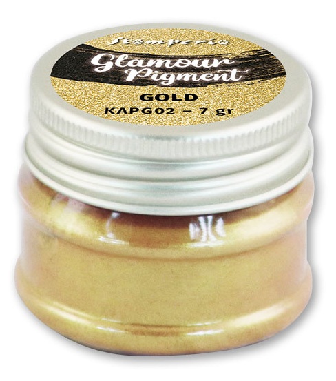 Stamperia Glamour Pigment Powder - Gold (7gr) (KAPG02)