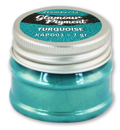 Stamperia Glamour Pigment Powder - Turquoise (7gr) (KAPG03)