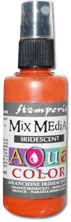 Stamperia Aquacolor Spray -  Iridescent Orange  (KAQ022)