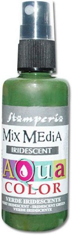Stamperia Aquacolor Spray -  Iridescent Green (KAQ034)