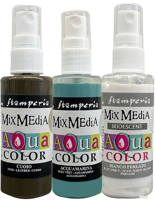 Stamperia Family Aquacolor Spray Kit (3pcs)