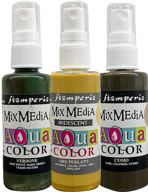 Stamperia Whispering Woods Aquacolor Ink Spray Kit (3pcs) 