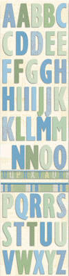 K&Co - Studio K Towering Alphabet Blue/Green