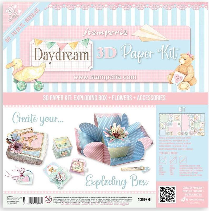 Stamperia 3D Paper Kit  - DayDream - Exploding Box