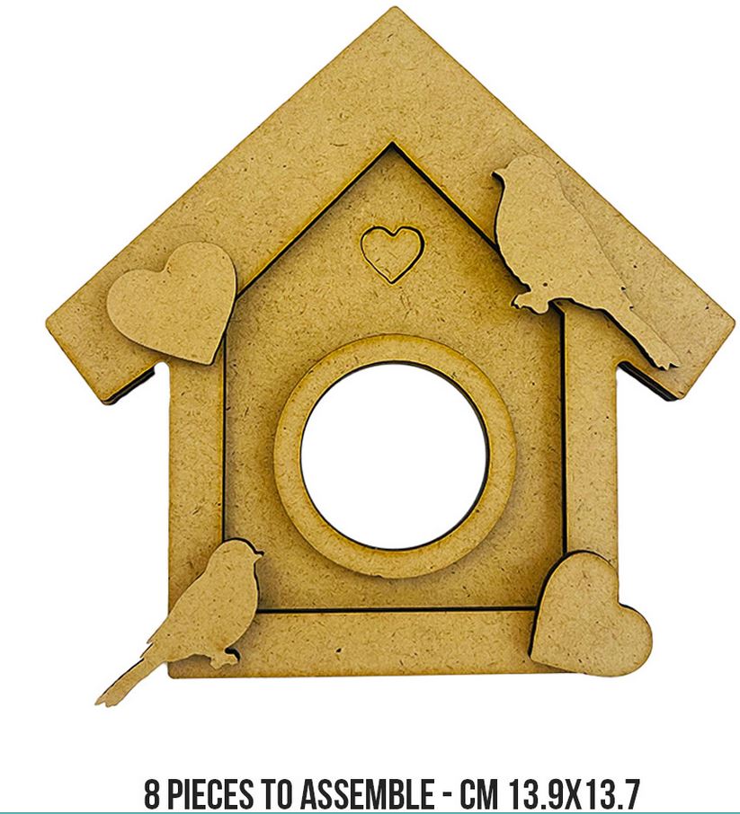 MDF Crafty Shapes Blanks Stamperia Create Happiness Dewdrops Nest  (KLSM30) 