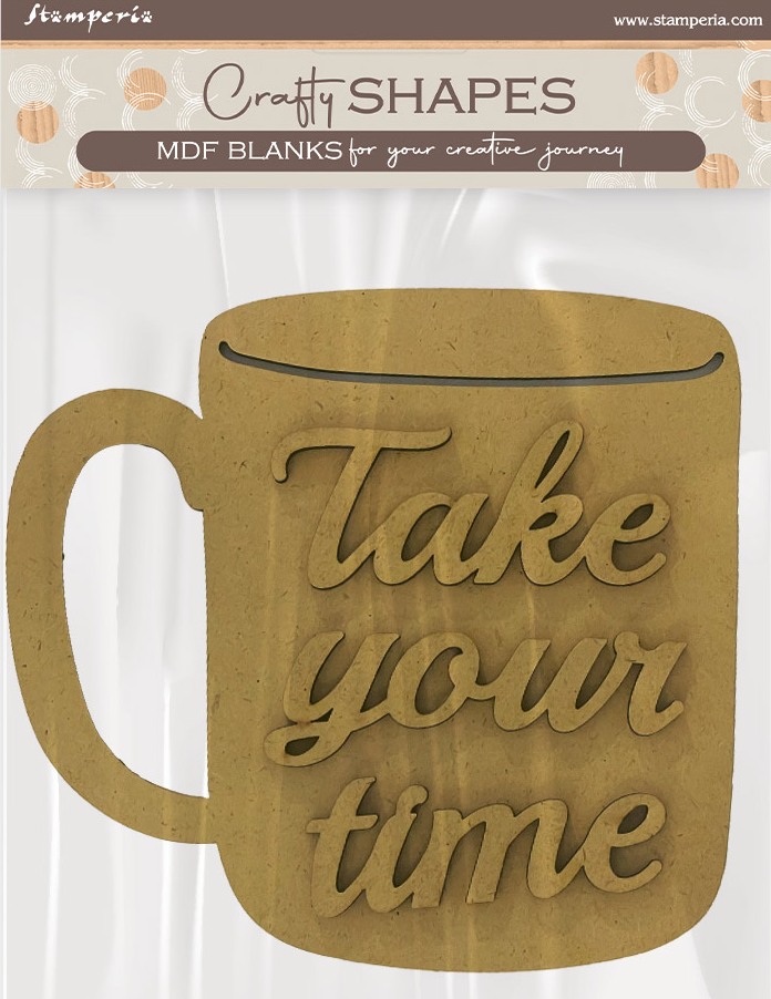 Stamperia Whispering Woods MDF Crafty Shapes Blank Cup (KLSM66) 