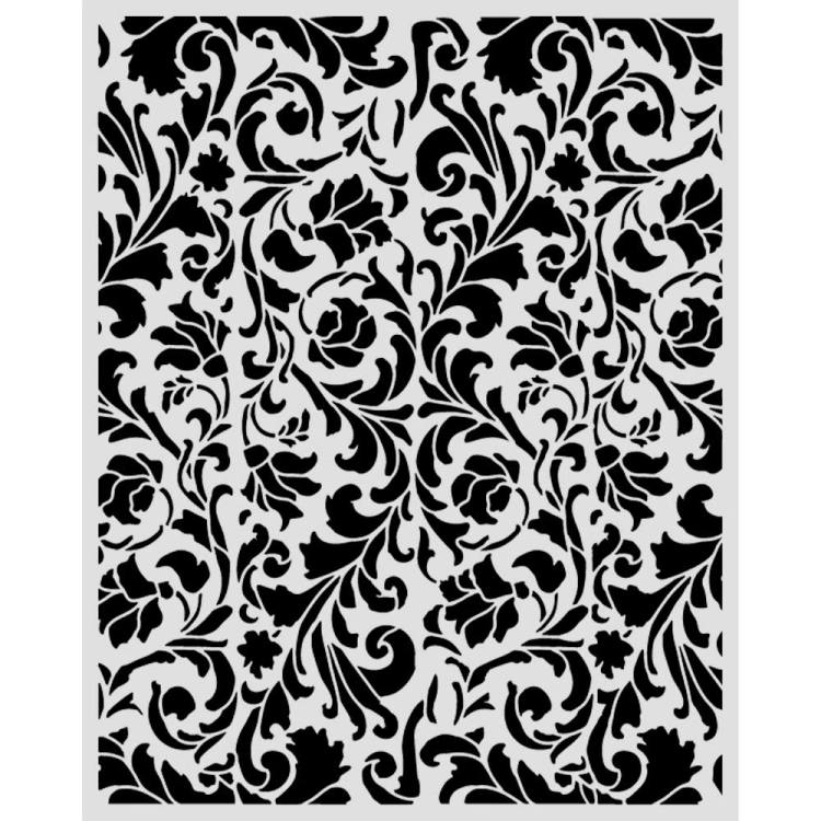 NEW Stamperia Wonderland Thick Stencils 20x25cm Tapestry  (KSTD209) 