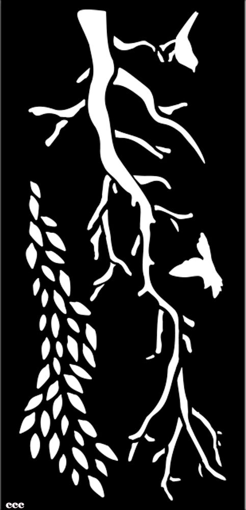 Stamperia Create Happiness Dewdrops Stencil  - Branches (KSTDL106)